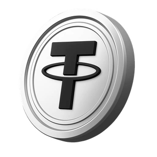Tether USDT como moeda na seção de informações da conta